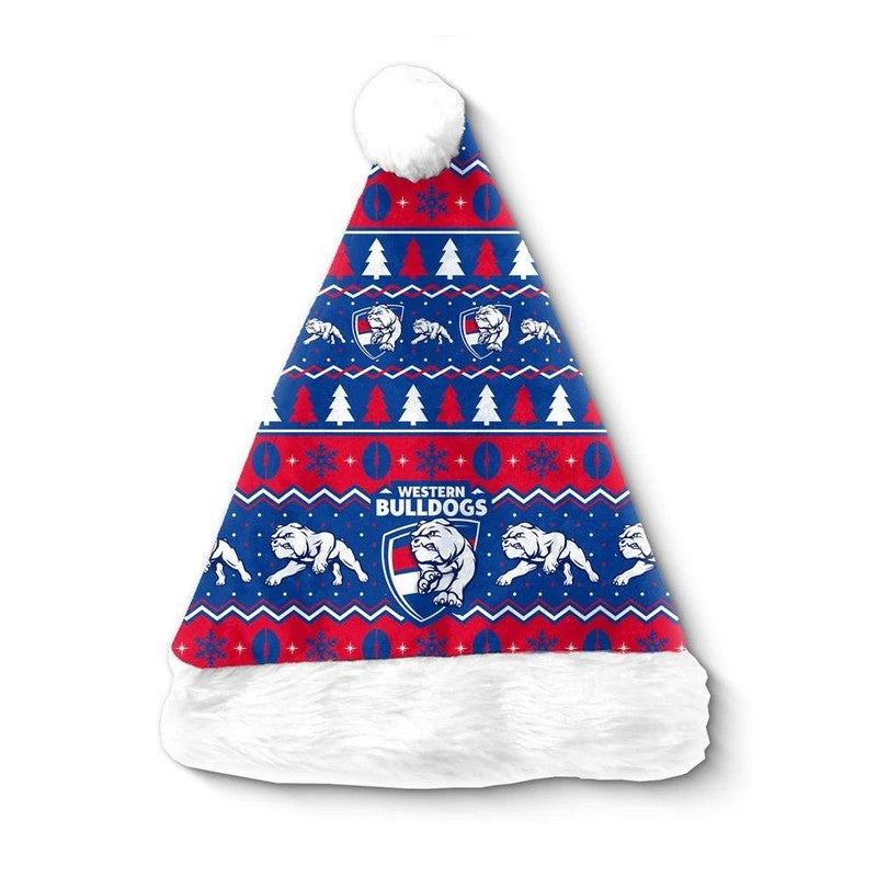 Western Bulldogs Christmas Santa Hat