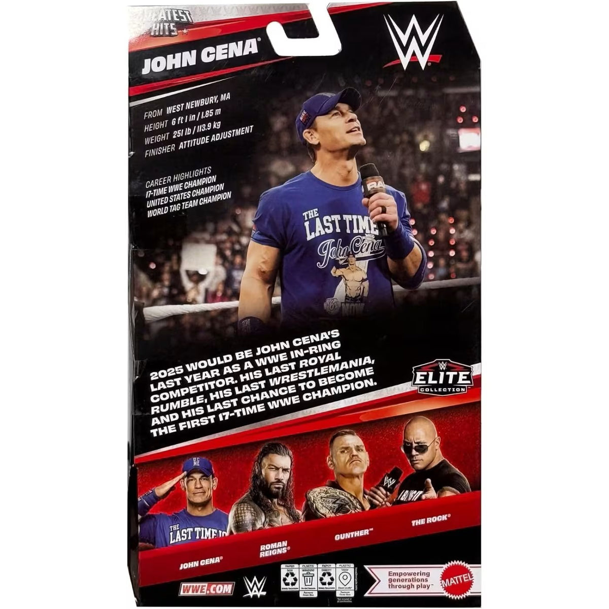 John Cena - WWE Elite Collection Greatest Hits Action Figure