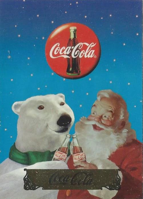 Coca-Cola, Series 2, 10 Card Santa Claus Set, 1994 Collect-a-Card