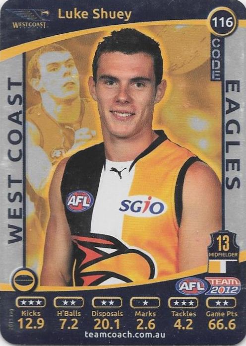 2012 Teamcoach AFL Silver Parallel card - 1 to 200 - Pick Your Card