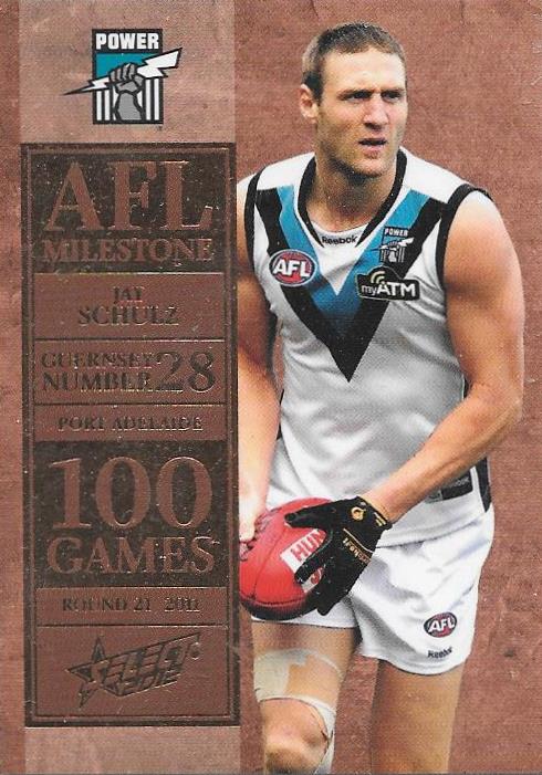 Jay Schulz, 100 Game Milestone, 2012 Select AFL Champions