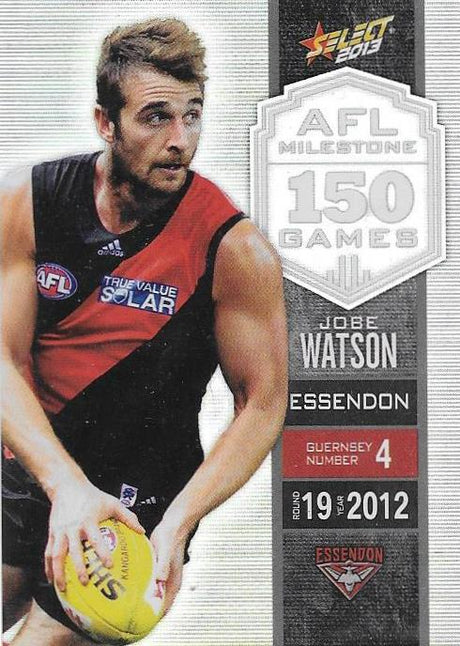 Jobe Watson, 150 Game Milestone, 2013 Select AFL Champions