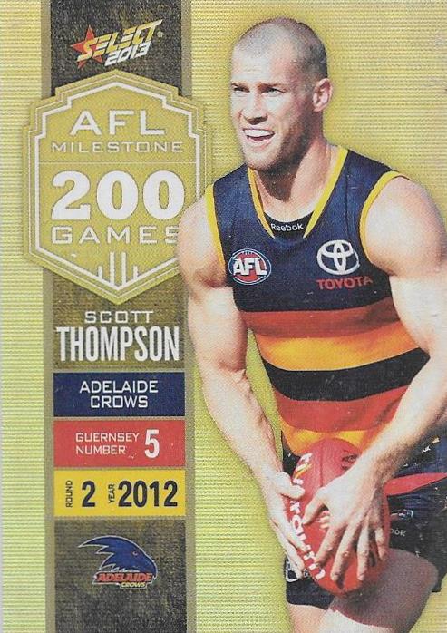 Scott Thompson, 200 Game Milestone, 2013 Select AFL Champions