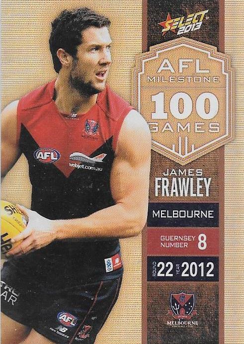James Frawley, 100 Game Milestone, 2013 Select AFL Champions