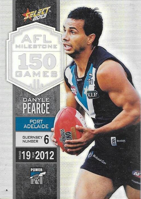 Danyle Pearce, 150 Game Milestone, 2013 Select AFL Champions