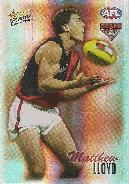 Matthew Lloyd, Promotional Card, 2007 Select AFL Champions