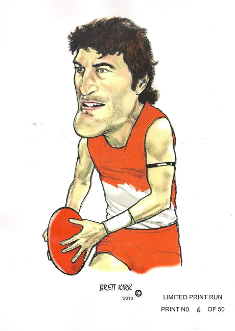 Brett Kirk, GregsArt A4 Print
