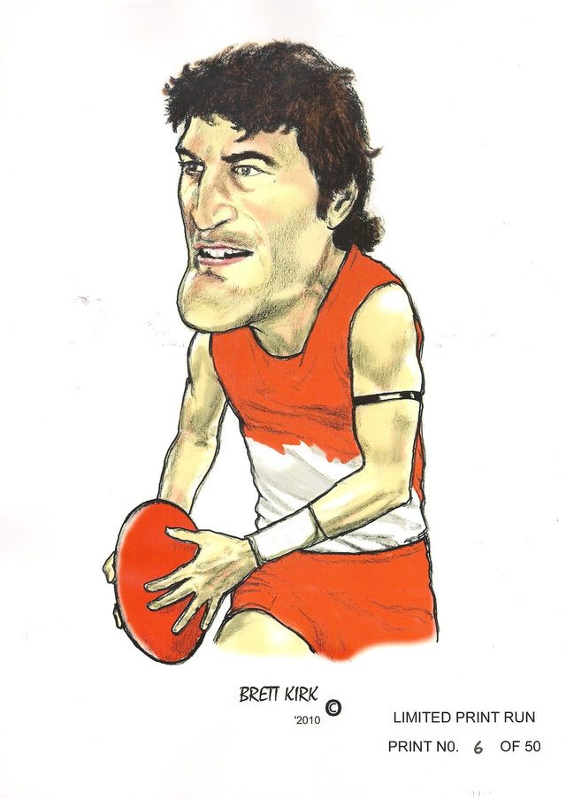 Brett Kirk, GregsArt A4 Print