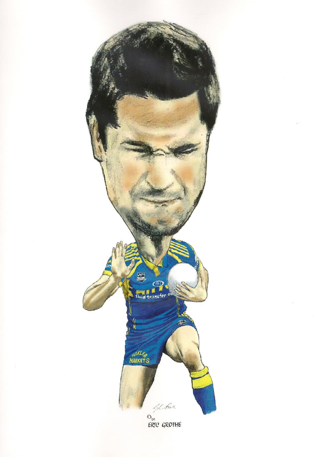 Eric Grothe, Big Head, GregsArt A4 Print