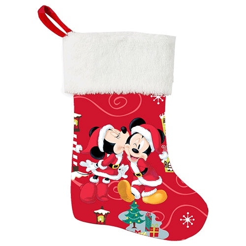 DISNEY MICKEY AND MINNIE MOUSE CHRISTMAS STOCKING