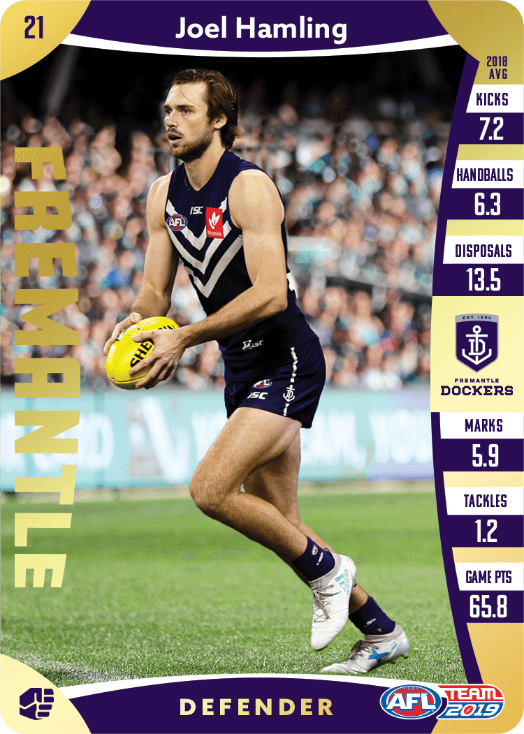 Joel Hamling, Gold, 2019 Teamcoach AFL