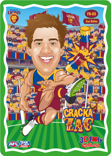 Zac Bailey, 3D Footy Oddbodz, 2023 Teamcoach AFL