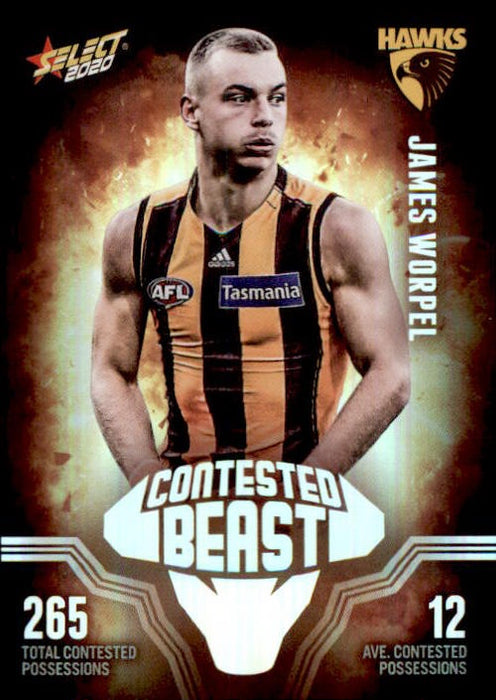 James Worpel, Contested Beasts, 2020 Select AFL Footy Stars