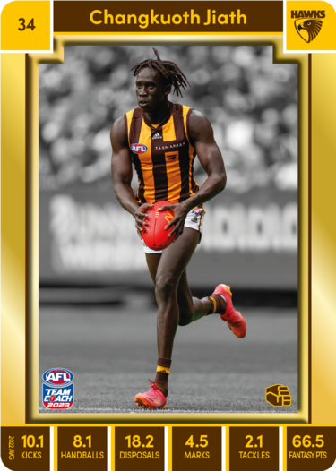 Changkuoth Jiath, 34, Gold Parallel, 2023 Teamcoach AFL