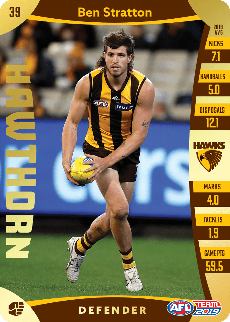 Ben Stratton, Gold, 2019 Teamcoach AFL