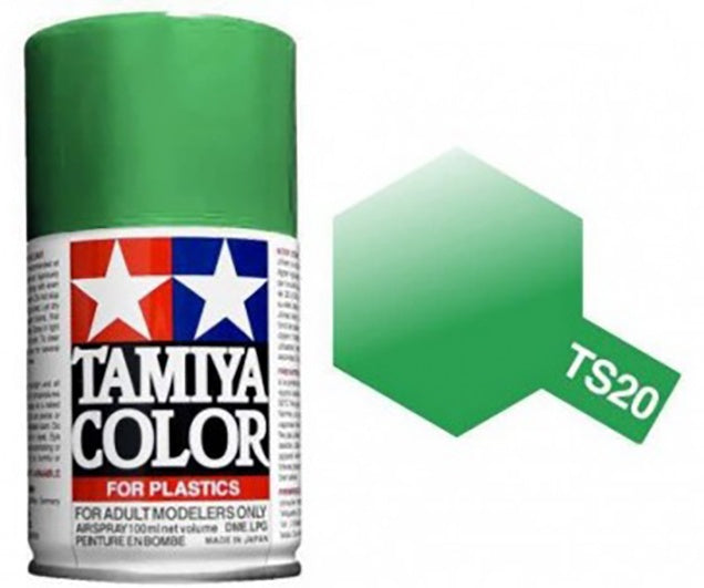 TAMIYA TS-20 METALLIC GREEN Spray Paint 100ml