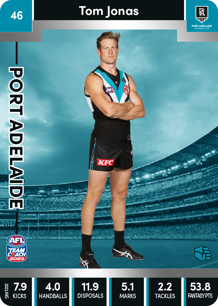 Tom Jonas, 46, Silver Parallel, 2023 Teamcoach AFL