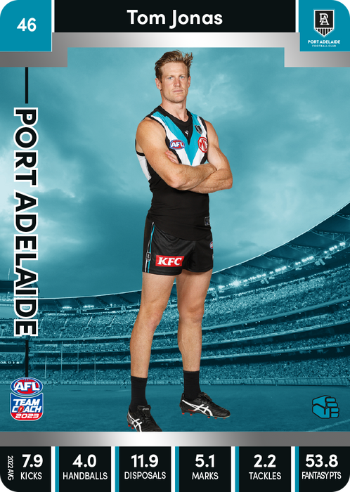 Tom Jonas, 46, Silver Parallel, 2023 Teamcoach AFL