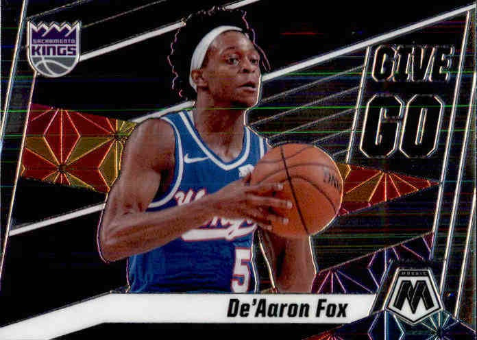 De'Aaron Fox, Give and Go, 2019-20 Panini Mosaic Basketball NBA