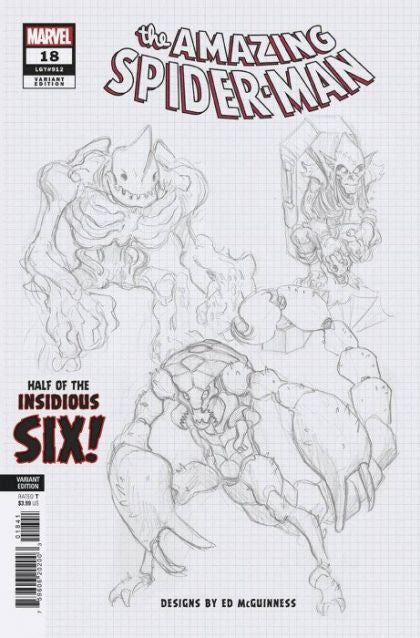 The Amazing Spider-man #18 McGinness Design Variant Comic