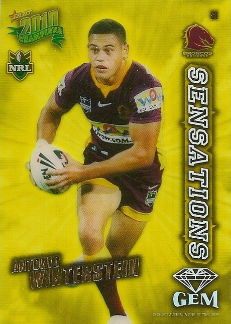 Antonia Winterstein, Sensations Gem, 2010 Select NRL Champions