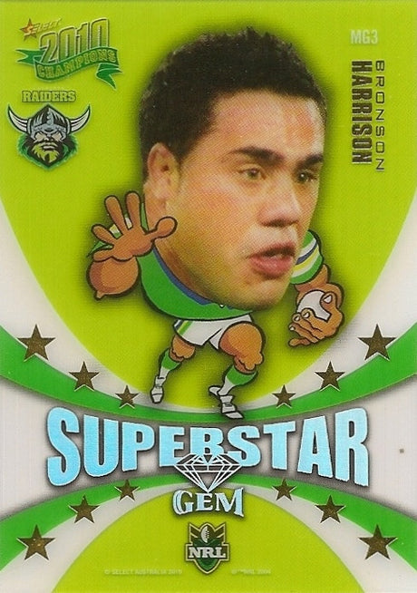 Bronson Harrison, Superstar Gem, 2010 Select NRL Champions