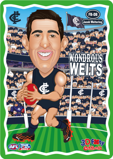 Jacob Weitering, 3D Footy Oddbodz, 2023 Teamcoach AFL