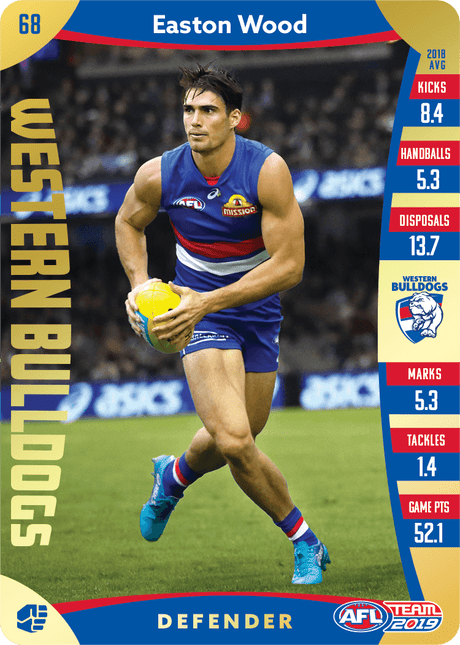 Easton Wood, Gold, 2019 Teamcoach AFL