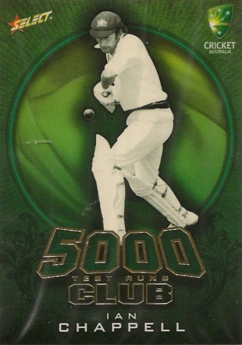 Ian Chappell, 5000 Test Run Club, 2009-10 Select Cricket