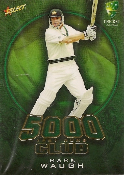 Mark Waugh, 5000 Test Run Club, 2009-10 Select Cricket
