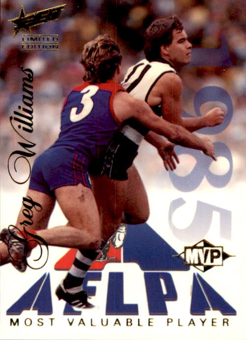 Greg Williams, 1985 MVP, 1995 Select Limited Edition AFL Sensation