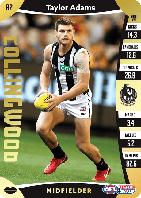 Taylor Adams, Gold, 2019 Teamcoach AFL