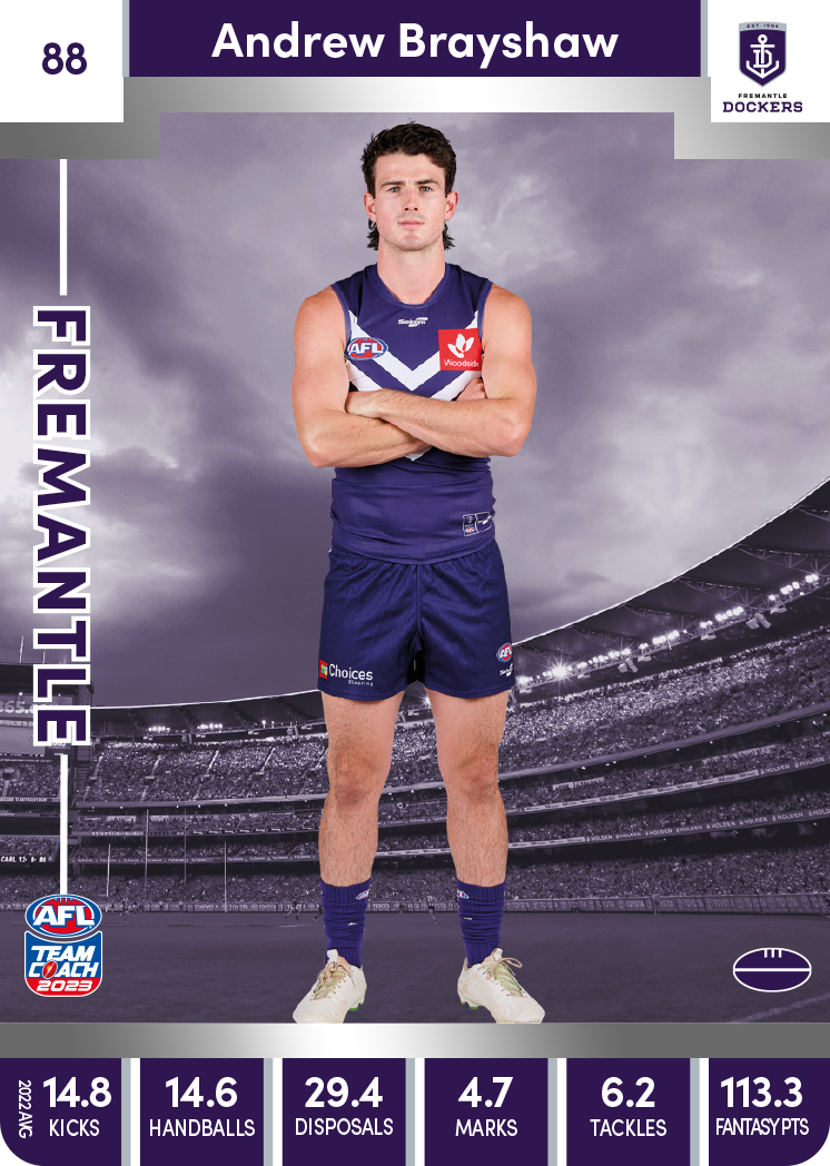 2023 AFL Teamcoach Trophy Wildcard Silver - Andrew Brayshaw TW-05 Dock –  CTKollectables