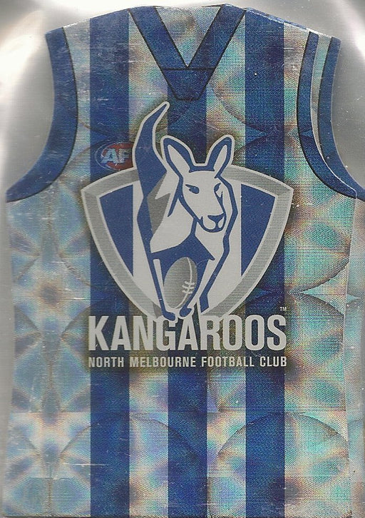 North Melbourne Kangaroos, Guernsey Die-cut Team Set, 2009 Select AFL Pinnacle