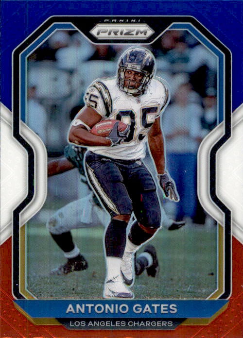 Antonio Gates, Red White Blue Prizm, 2020 Panini Prizm Football NFL