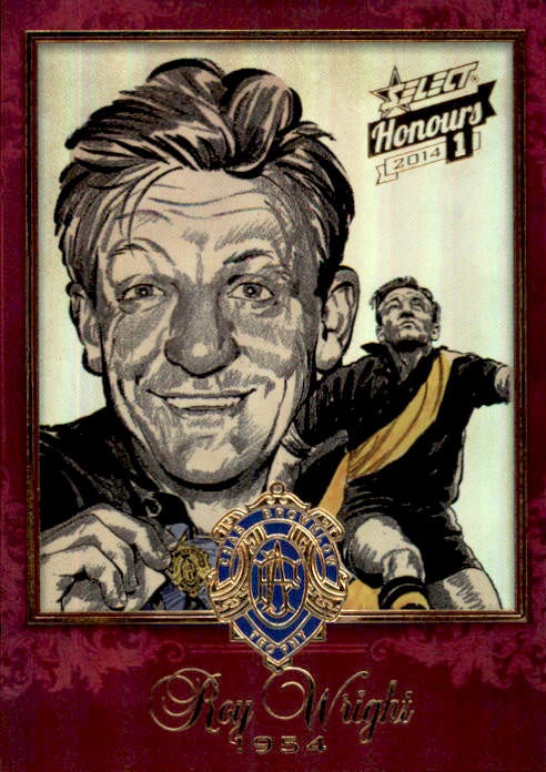 Roy Wright, 1954 Brownlow Sketch, 2014 Select AFL Honours 1