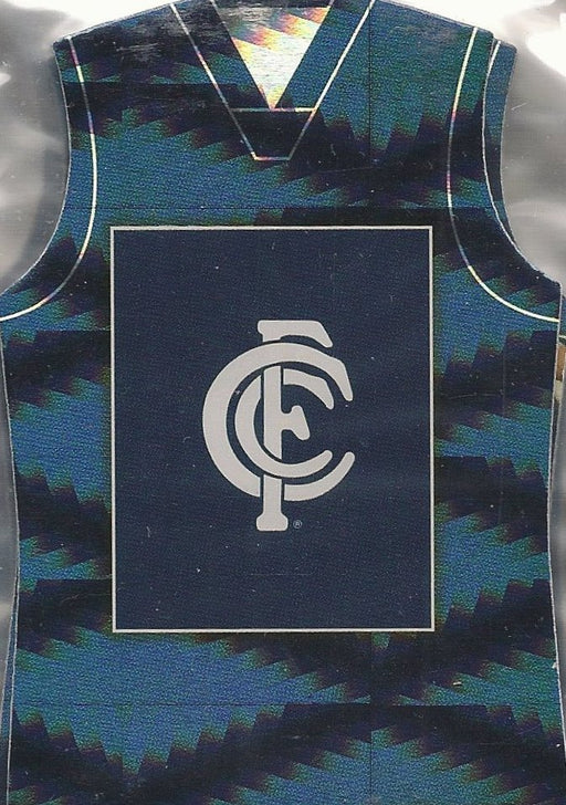 Carlton Blues, Guernsey Die-cut Team Set, 2009 Select AFL Pinnacle