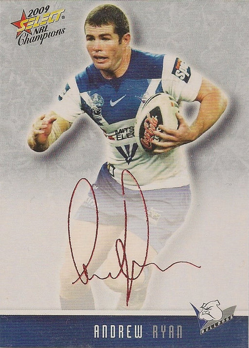 Andrew Ryan, Red Foil Signature, 2009 Select NRL Champions
