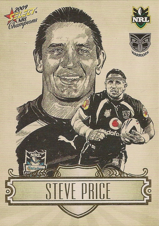 Steve Price, Sketch, 2009 Select NRL Champions