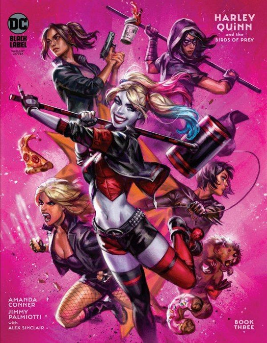 Harley Quinn and the Birds of Prey, Book Three Variant Comic, Black Label