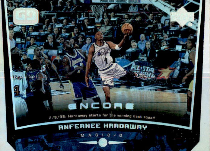 Anfernee Hardaway, Holofoil, 1998-99 UD Encore Basketball NBA