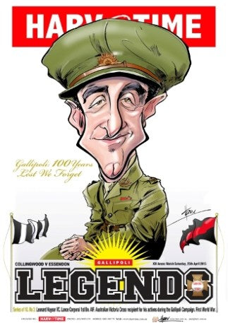 Leonard Keysor, 3rd Victoria Cross Medal Recipient, Harv Time Poster