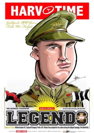 William Dunstan, 6th Victoria Cross Medal Recipient, Harv Time Poster