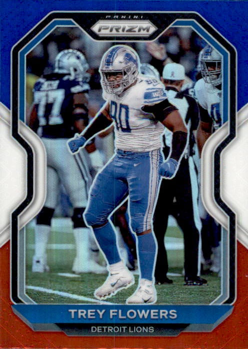 Trey Flowers, Red White Blue Prizm, 2020 Panini Prizm Football NFL
