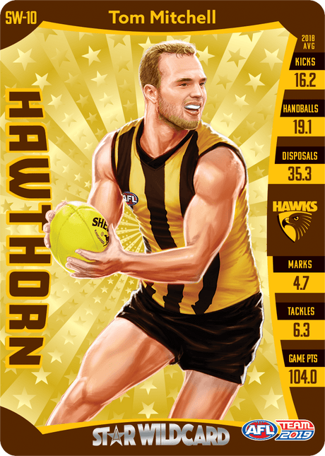 Tom Mitchell, Star Wildcard, 2019 Teamcoach AFL