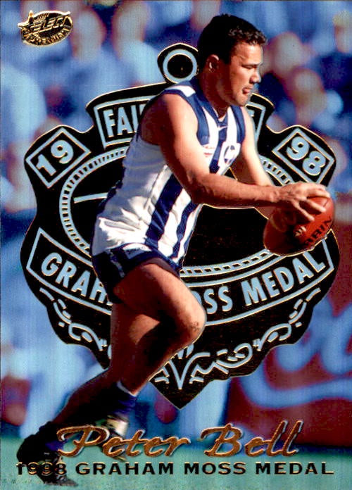 Peter Bell, Graham Moss Medallist card, 1999 Select Premiere AFL