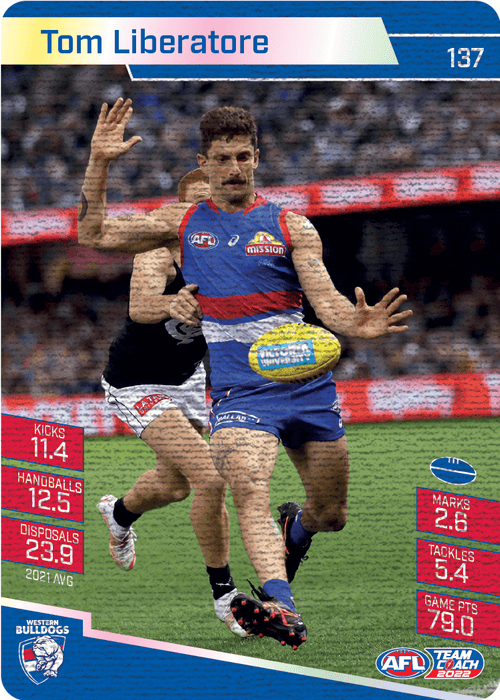 Tom Liberatore, Canvas, 2022 Teamcoach AFL