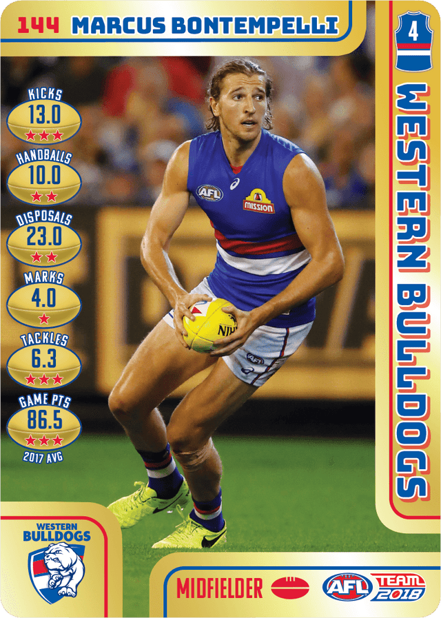 Marcus Bontempelli, Gold, 2018 Teamcoach AFL