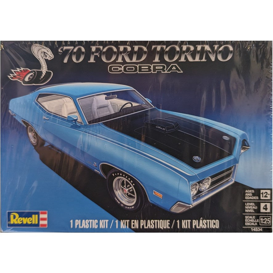REVELL 1970 FORD TORINO COBRA 1:25 Scale Model Kit