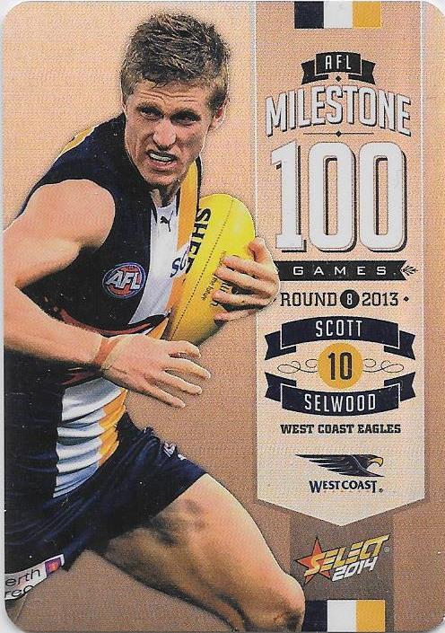 Scott Selwood, 100 Game Milestone, 2014 Select AFL Champions